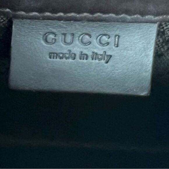 Gucci Brown and Black GG Monogram Shoulder Bag - Picture 9 of 17